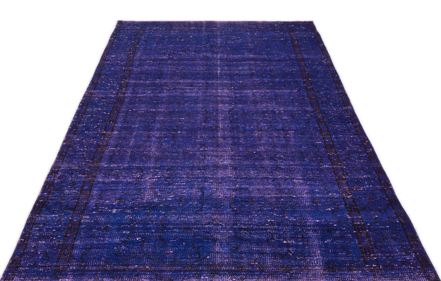 Kırmızı Sarı Anadolu Eskitme Çiçekli Yün Halı 155x285 - Özel Seri