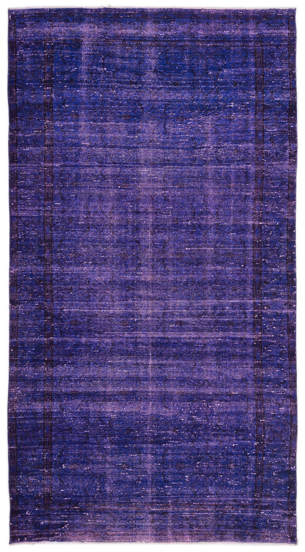Kırmızı Sarı Anadolu Eskitme Çiçekli Yün Halı 155x285 - Özel Seri
