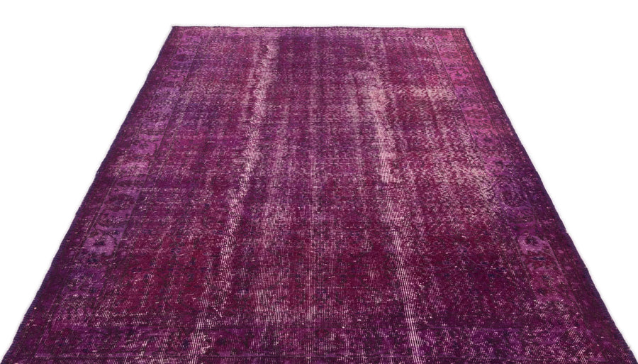 Pembe Anadolu Eskitme Klasik Yün Halı 168x264 - Özel Seri