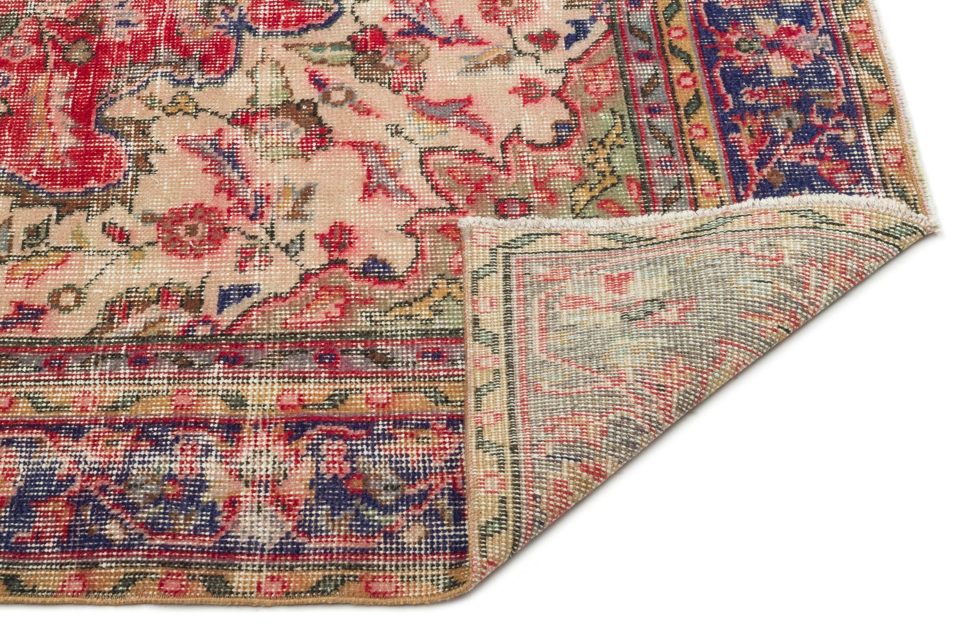 Atina Bej Eskitme Yün El Dokuma Halısı 182 x 284 Apex Unique