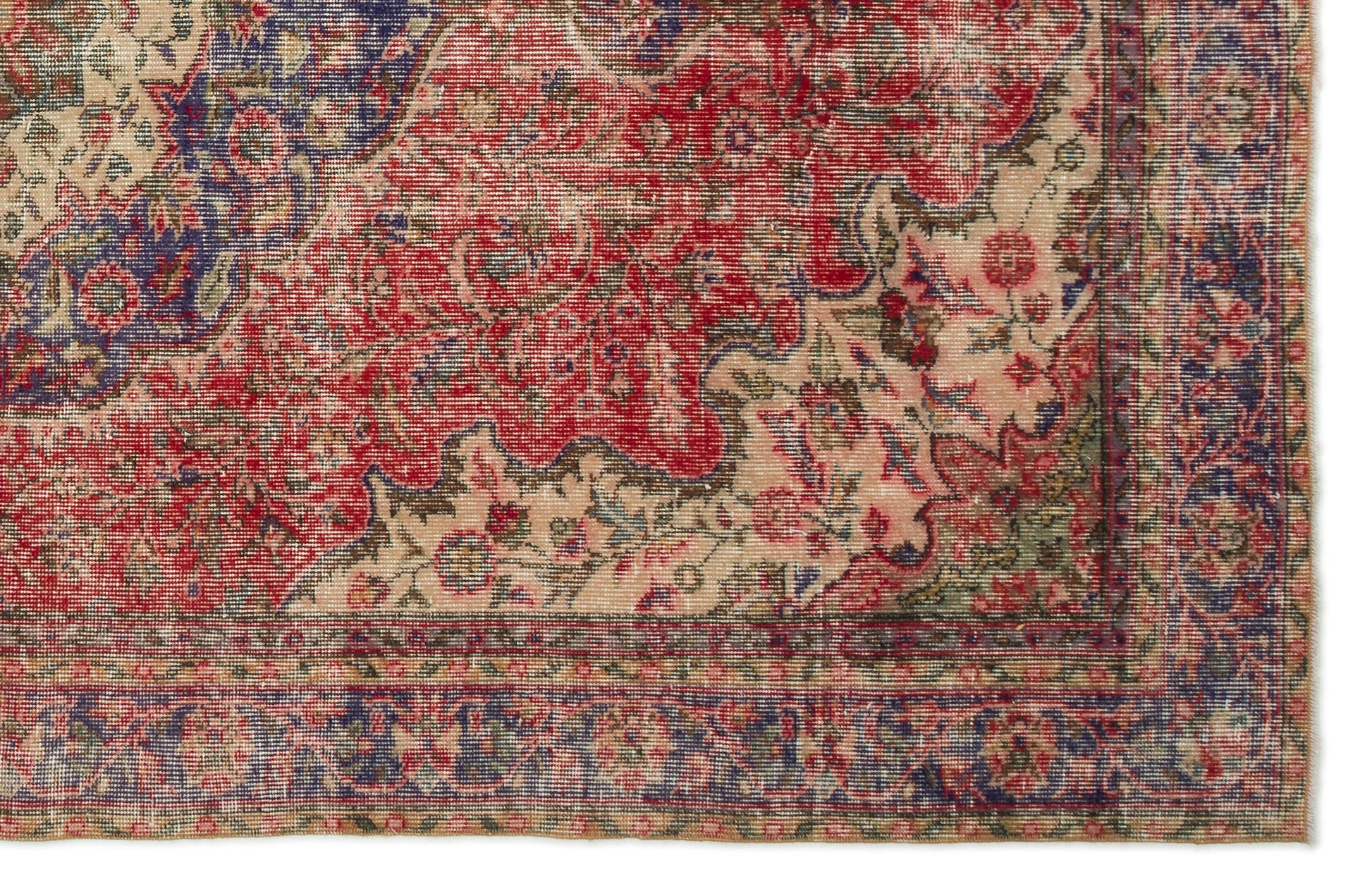 Atina Bej Eskitme Yün El Dokuma Halısı 182 x 284 Apex Unique