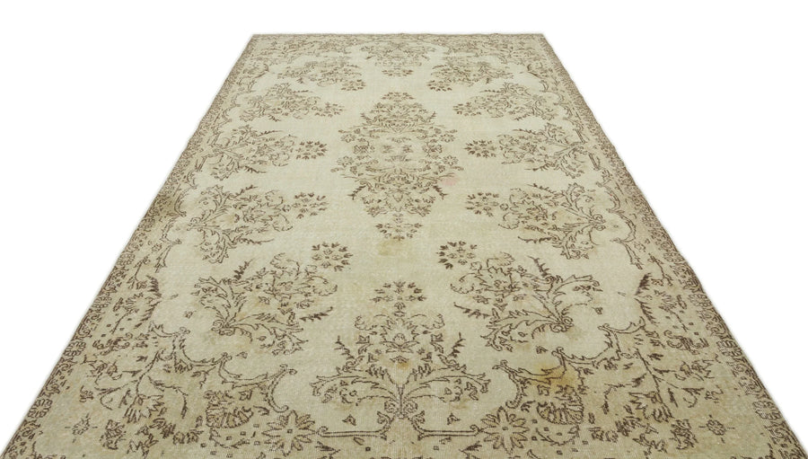 Bej Anadolu Eskitme Klasik Yün Halı 216x328 - Özel Seri