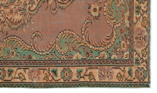 Atina Kahverengi Klasik Yün El Dokuma Halısı 161 x 265 Apex Unique