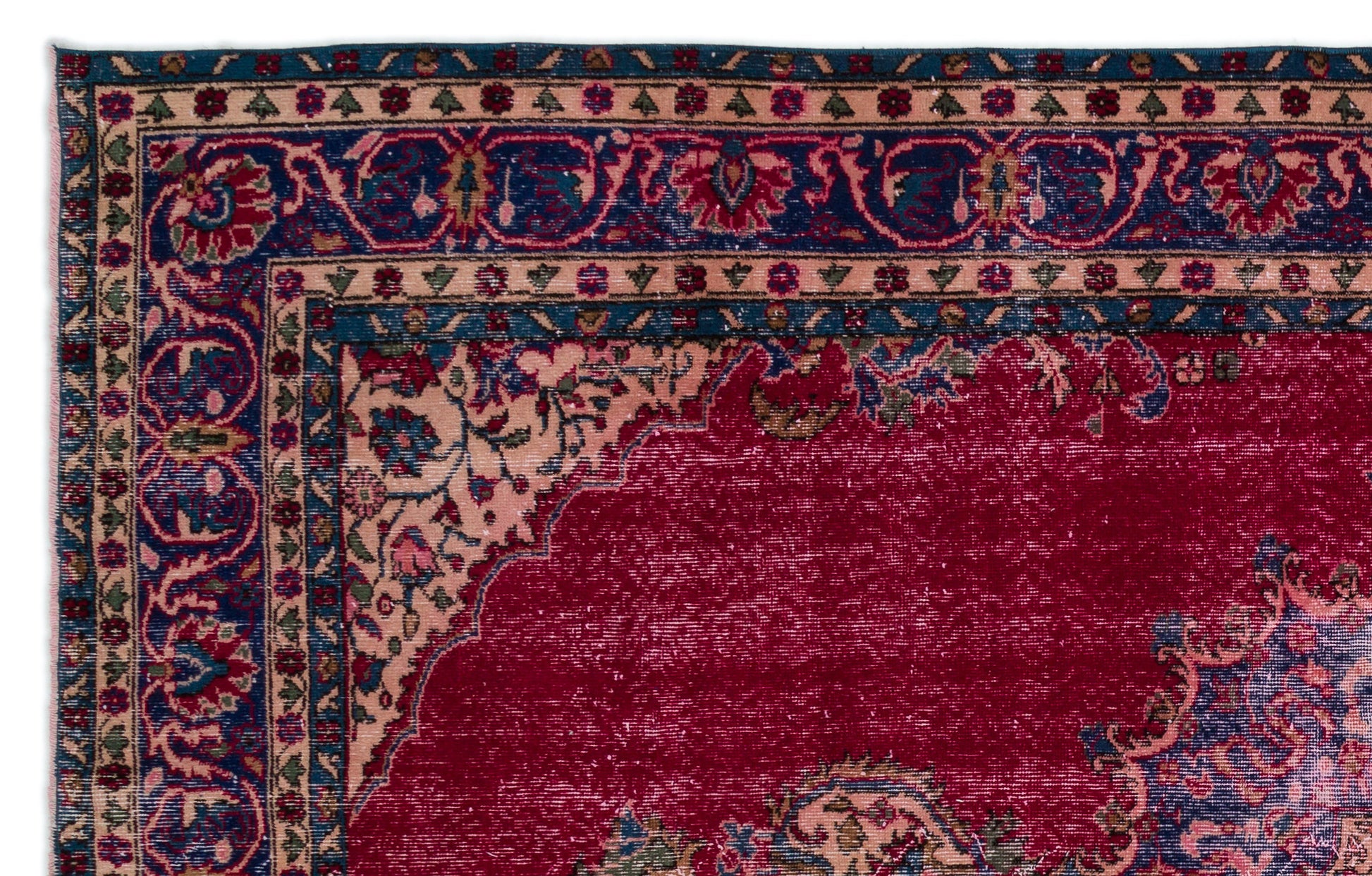 Atina Kırmızı Klasik Yün El Dokuma Halısı 195 x 312 Apex Unique