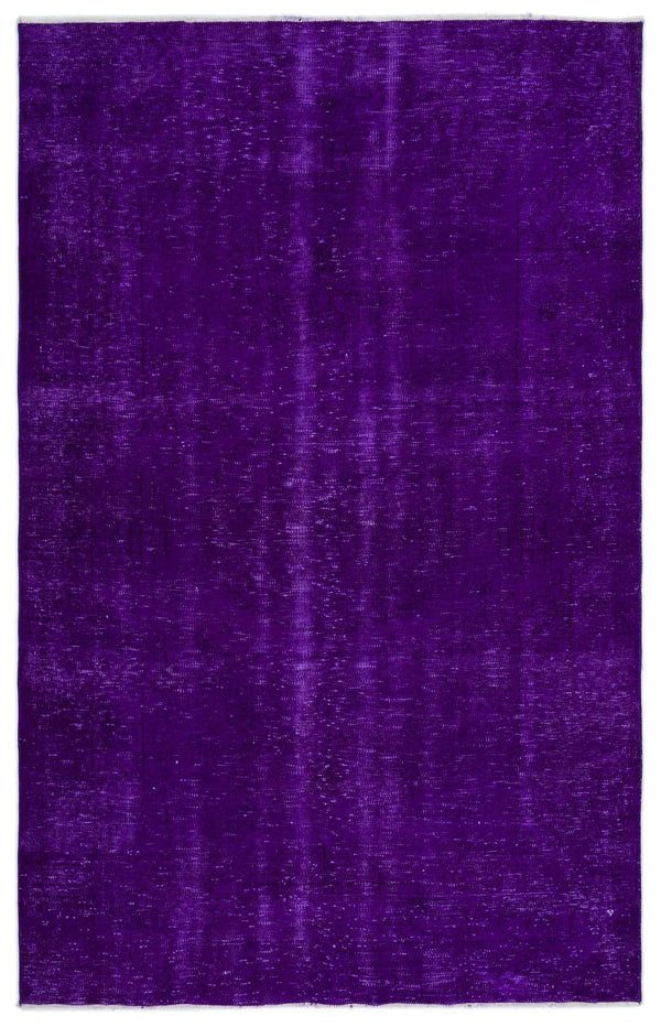 Hardal Kırmızı Anadolu Eskitme Çiçekli Yün Halı 175x276 - Özel Seri