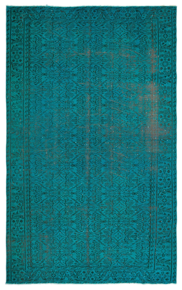 Gri Siyah Anadolu Eskitme Geometrik Yün Halı 176x287 - Özel Seri
