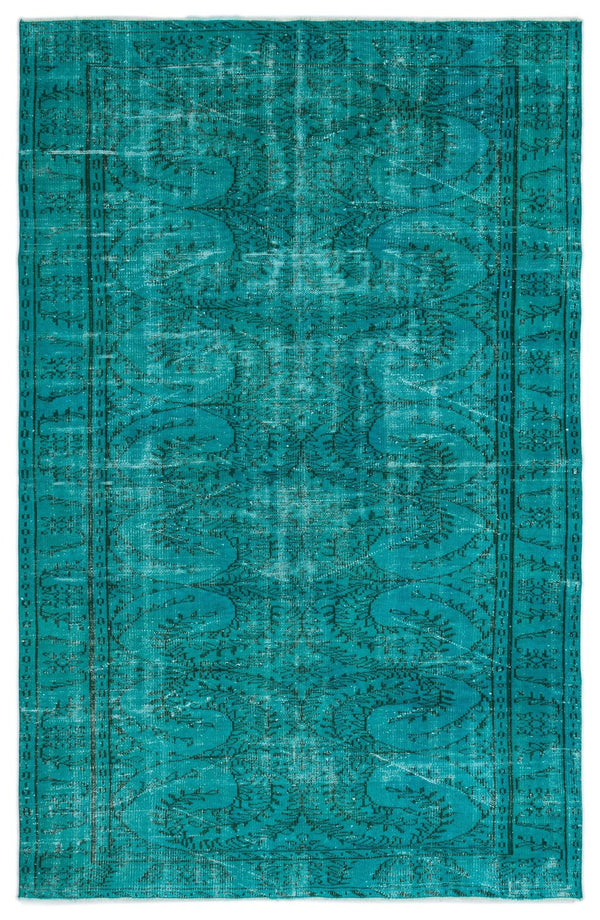 Bej Beyaz Eskitme Geometrik Yün Halı 183x281