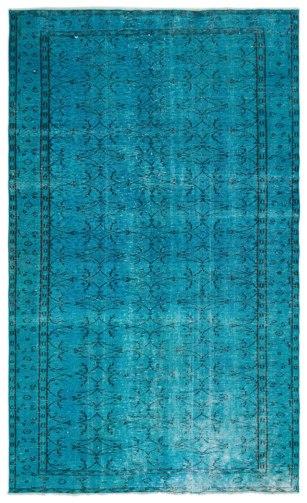 Gri Siyah Anadolu Eskitme Geometrik Yün Halı 177x289 - Özel Seri
