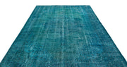 Atina Turkuaz Eskitme Yün El Dokuma Halısı 219 x 309 Apex Unique