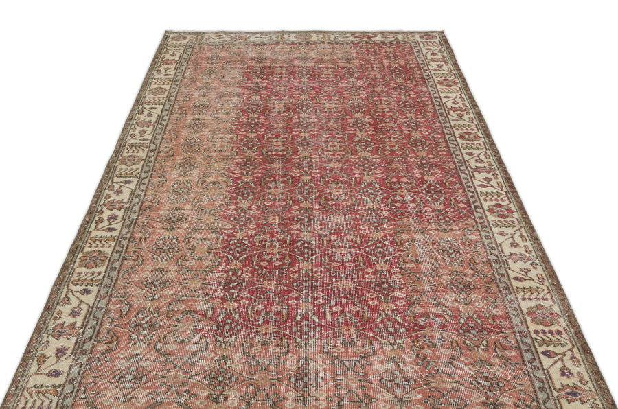 Bej Anadolu Bohem Geometrik Yün Halı 155x276 - Özel Seri
