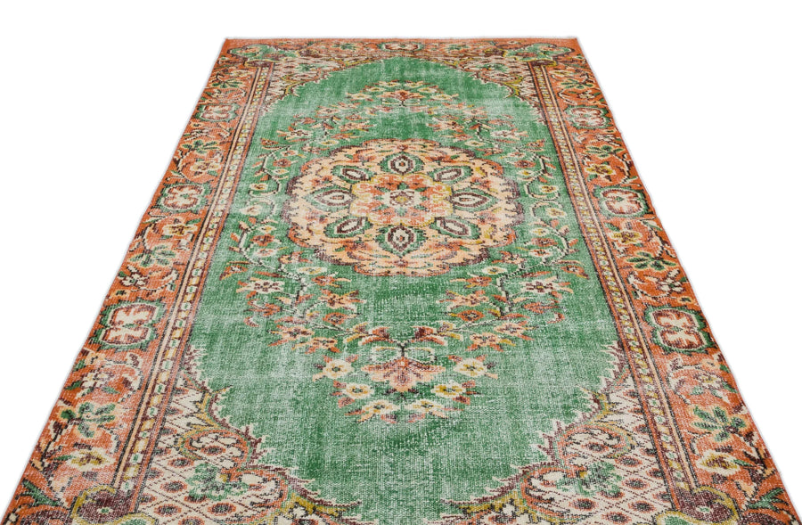 Krem Anadolu Bohem Geometrik Yün Halı 167x293 - Özel Seri