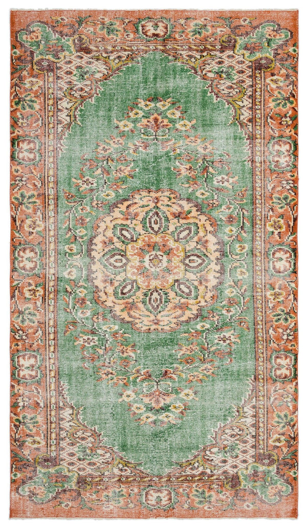 Krem Anadolu Bohem Geometrik Yün Halı 167x293 - Özel Seri