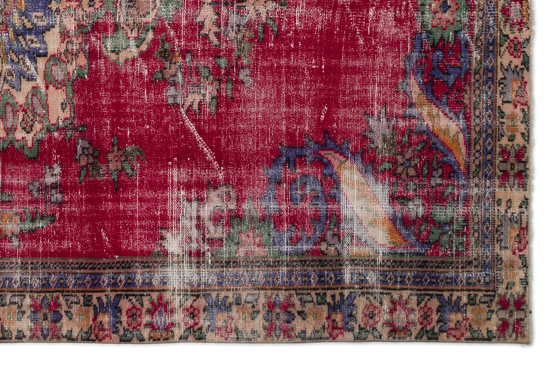 Atina Bej Eskitme Yün El Dokuma Halısı 188 x 288 Apex Unique