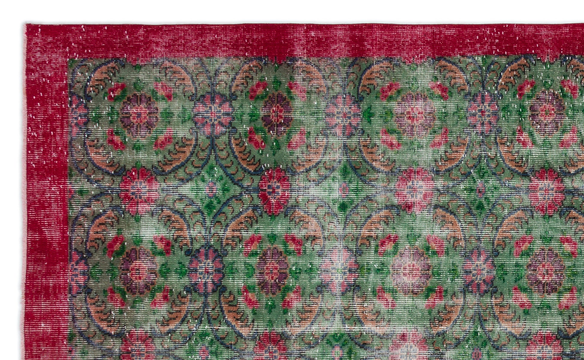 Atina Krem Eskitme Yün El Dokuma Halısı 172 x 285 Apex Unique