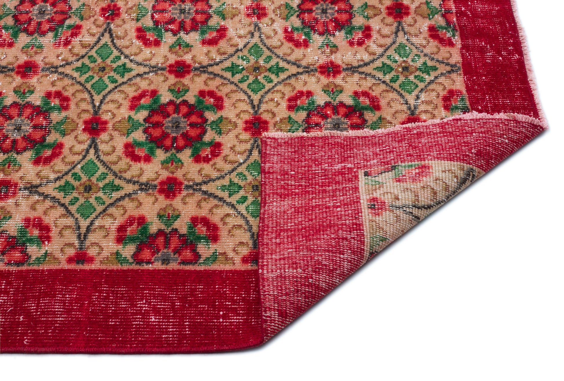 Atina Bej Eskitme Yün El Dokuma Halısı 178 x 266 Apex Unique