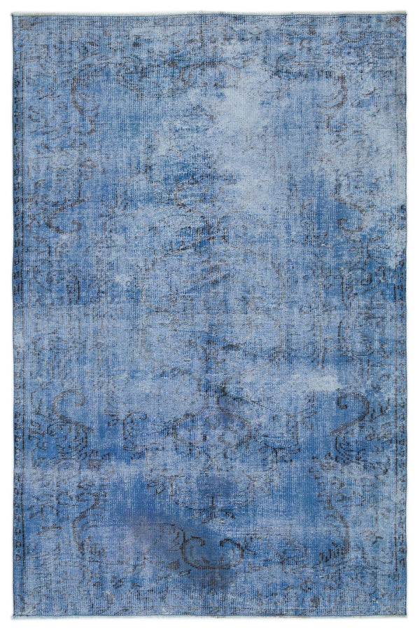 Mavi Anadolu Bohem Geometrik Yün Halı 164x256 - Özel Seri