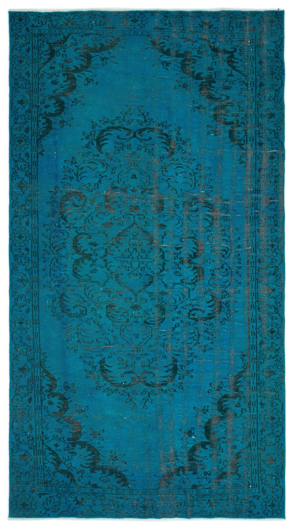 Antrasit Lacivert Bohem Klasik Yün Halı 163x298