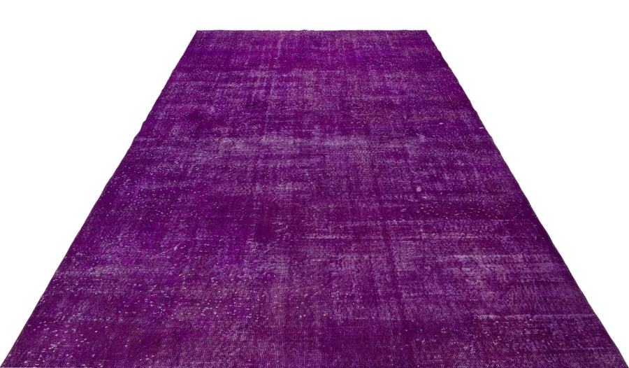 Kırmızı Yeşil Anadolu Eskitme Geometrik Yün Halı 214x324 - Özel Seri