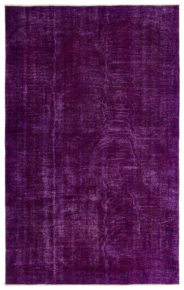 Bordo Mavi Isparta Eskitme Çiçekli Yün Halı 191x291 - Özel Seri