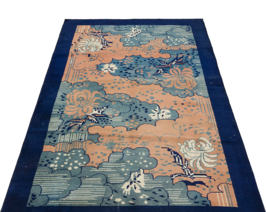 Mavi Anadolu Modern Yün Halı 114x212 - Özel Seri
