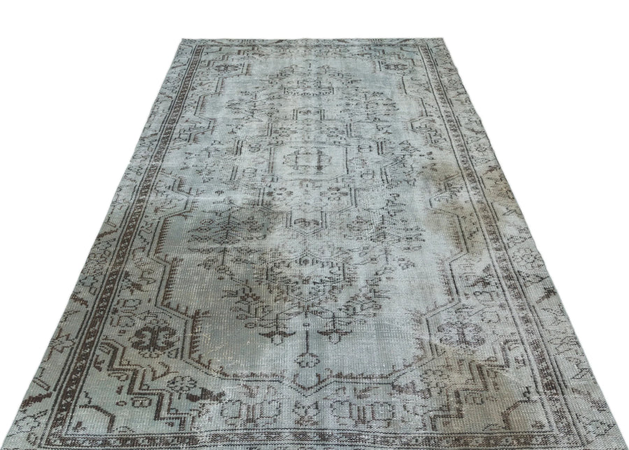 Mavi Anadolu Bohem Madalyonlu Yün Halı 159x270 - Özel Seri