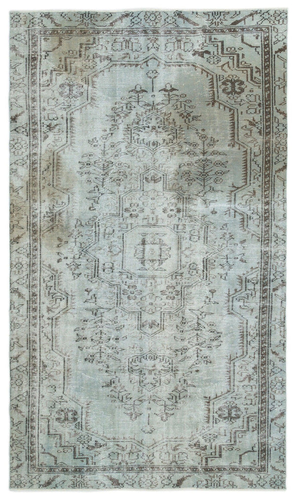 Mavi Anadolu Bohem Madalyonlu Yün Halı 159x270 - Özel Seri