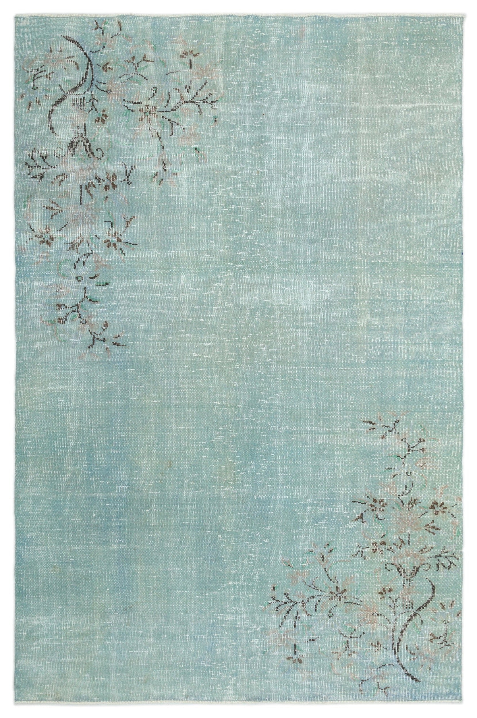 Atina Bej Eskitme Yün El Dokuma Halısı 180 x 270 Apex Unique