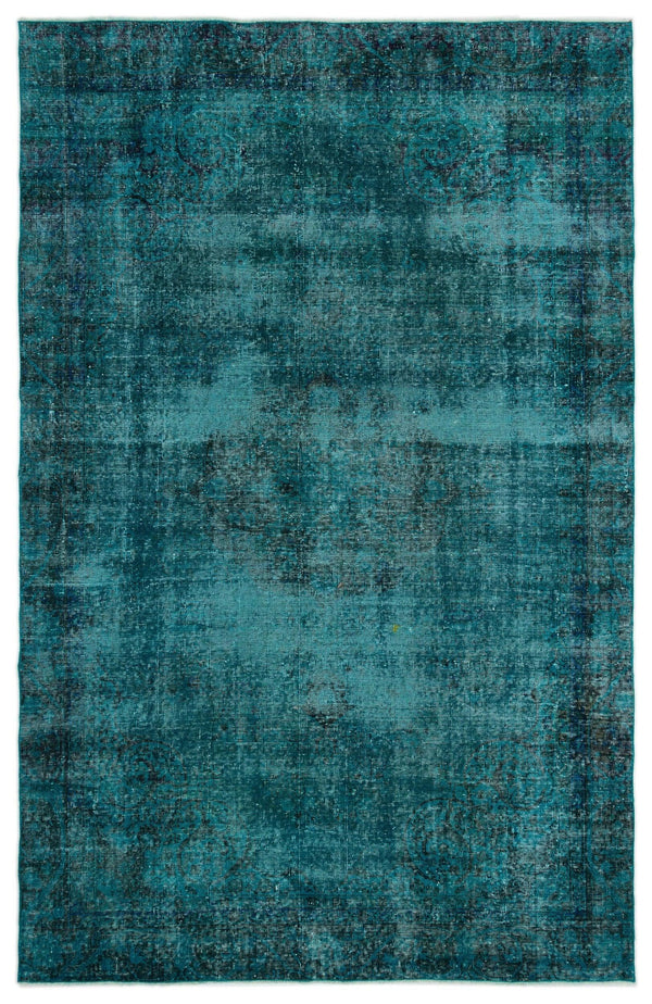 Lacivert Siyah Bohem Madalyonlu Yün Halı 188x290