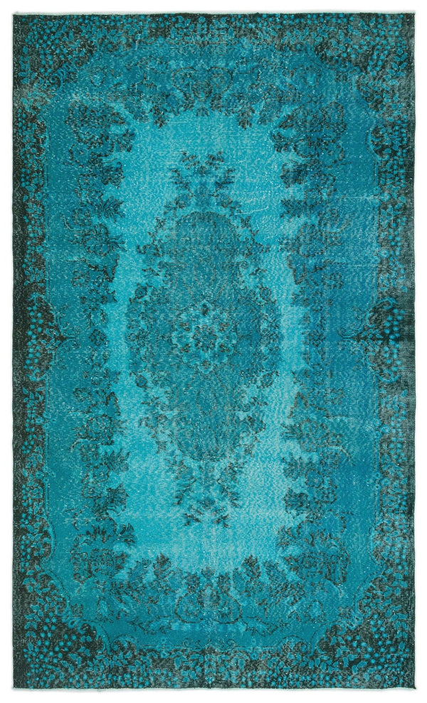 Lacivert Siyah Bohem Klasik Yün Halı 177x303