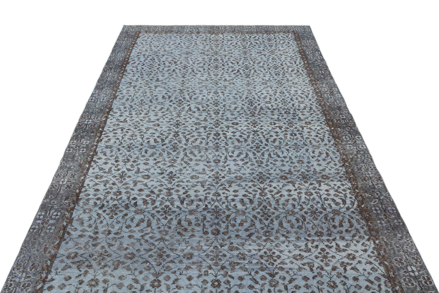 Mavi Anadolu Klasik Modern Yün Halı 168x288 - Özel Seri