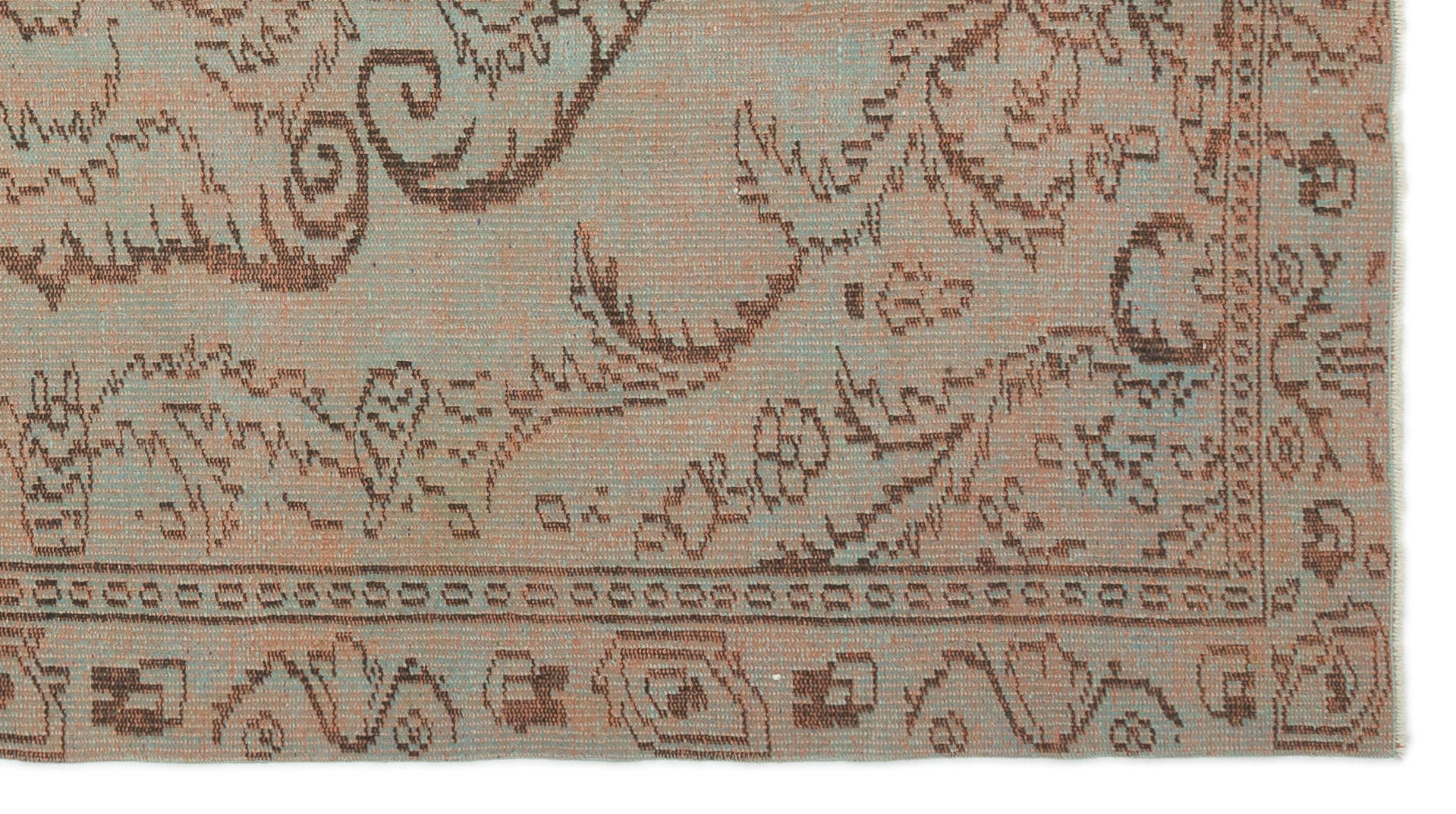 Atina Bej Eskitme Yün El Dokuma Halısı 157 x 271 Apex Unique