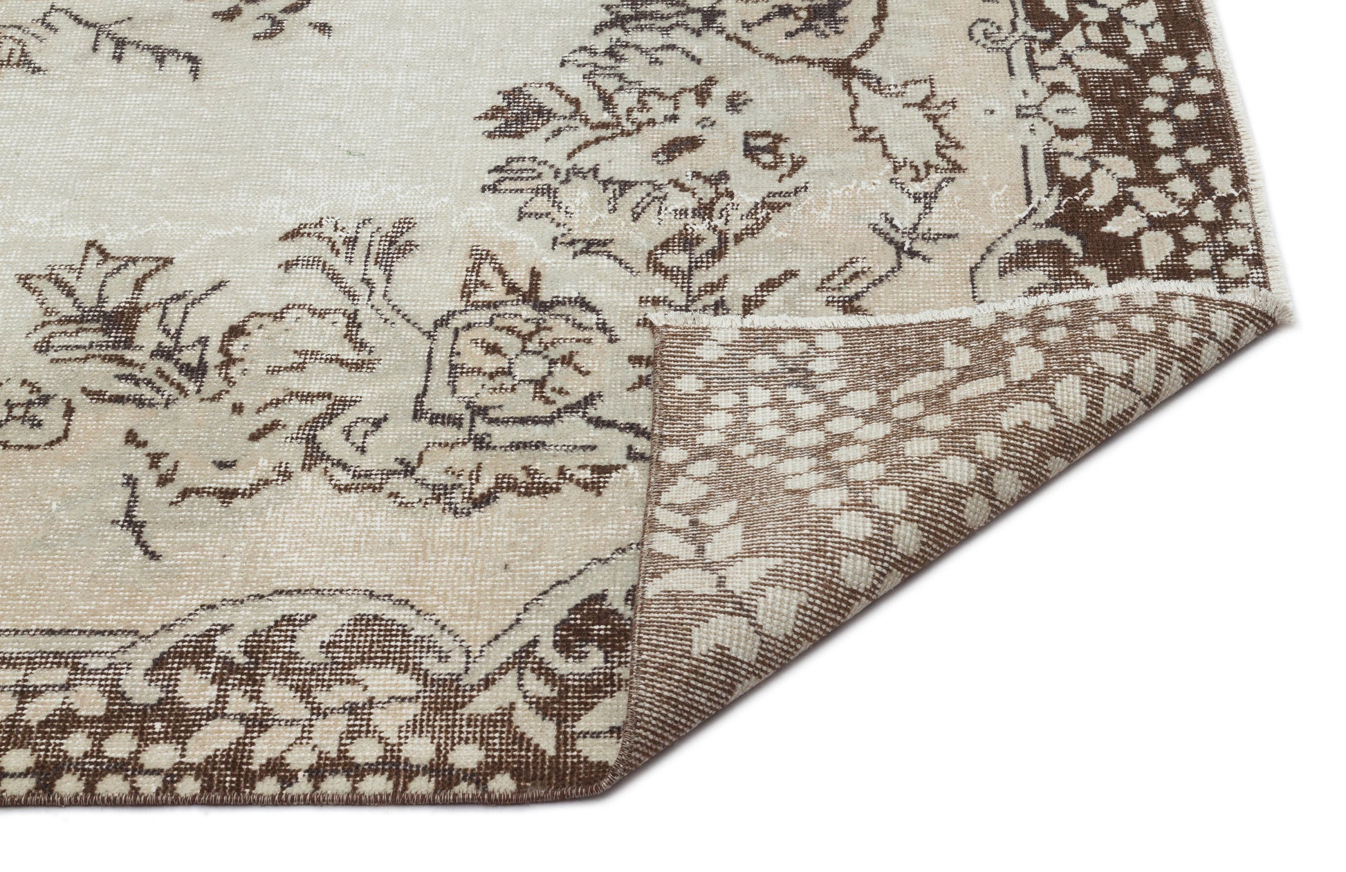 Atina Bej Eskitme Yün El Dokuma Halısı 174 x 302 Apex Unique