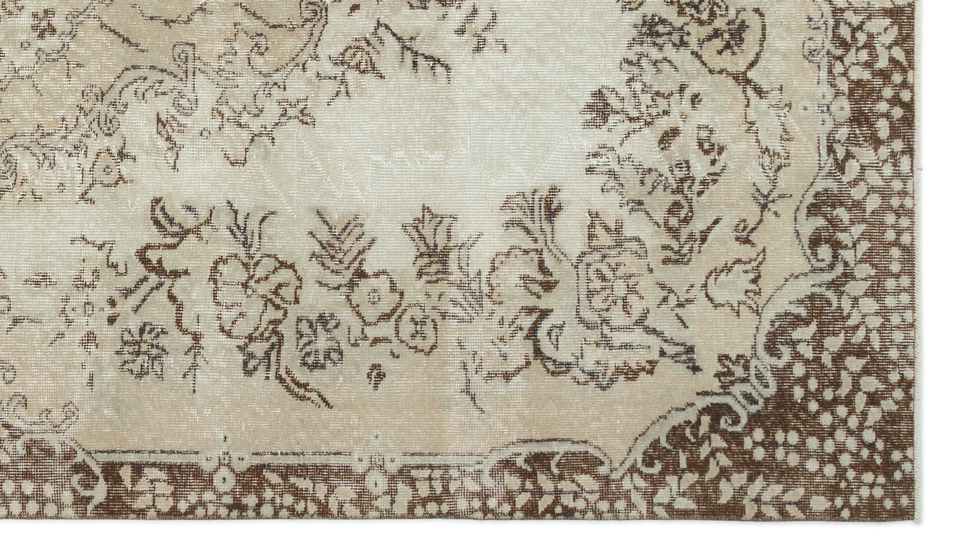 Atina Bej Eskitme Yün El Dokuma Halısı 174 x 302 Apex Unique