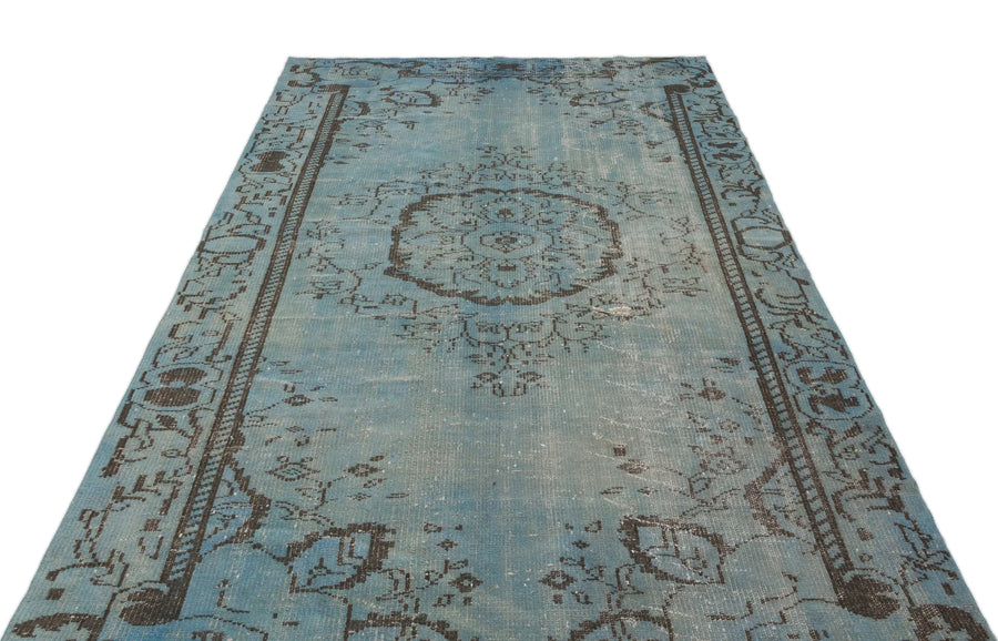 Mavi Anadolu Geometrik Modern Yün Halı 174x283 - Özel Seri