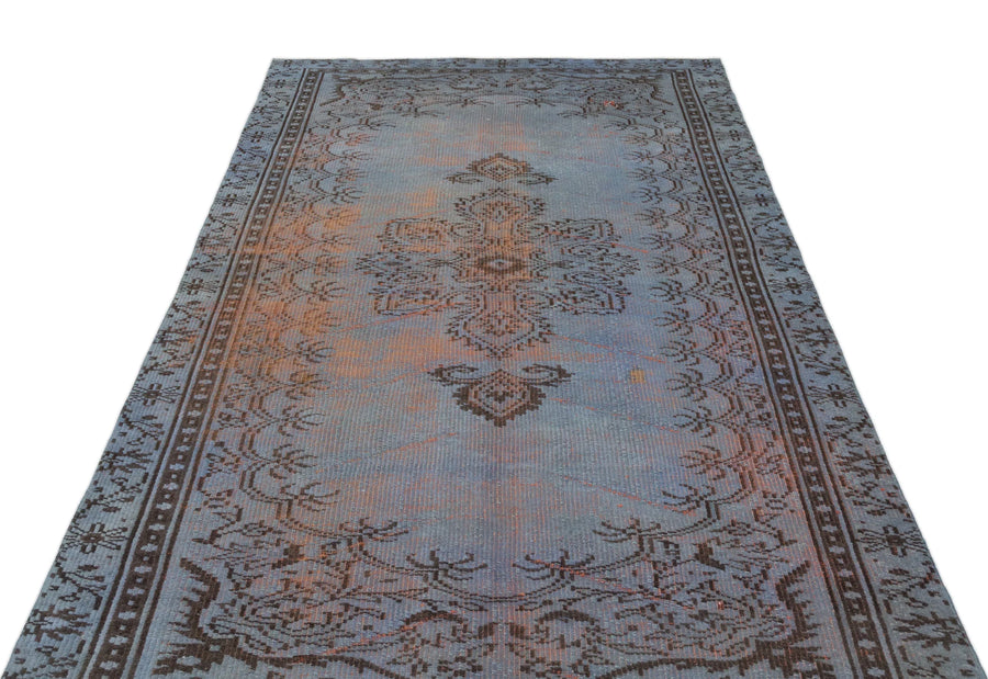 Mavi Anadolu Bohem Klasik Yün Halı 146x254 - Özel Seri