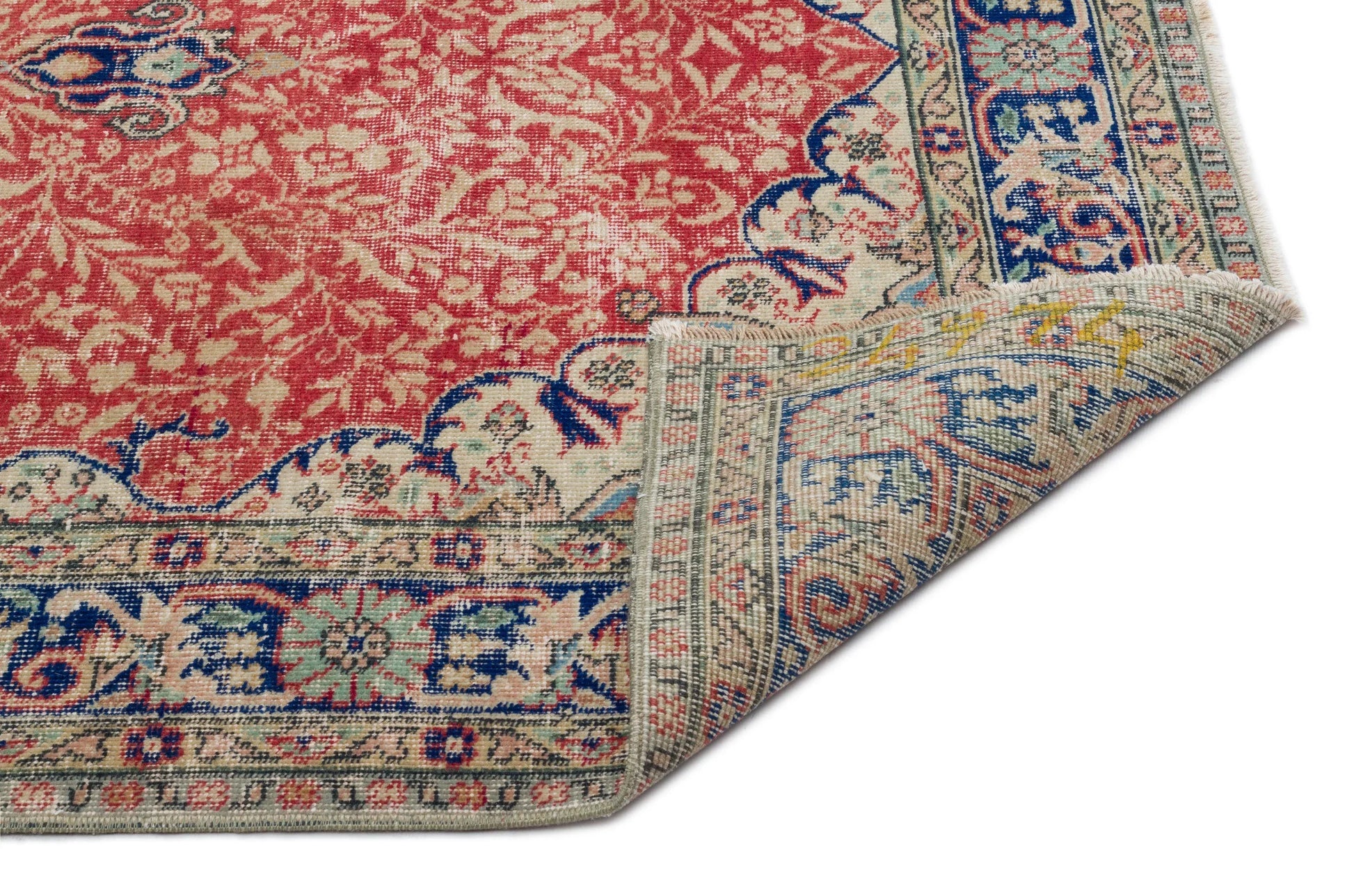 Gri Anadolu Eskitme Geometrik Yün Halı 147x254 - Özel Seri
