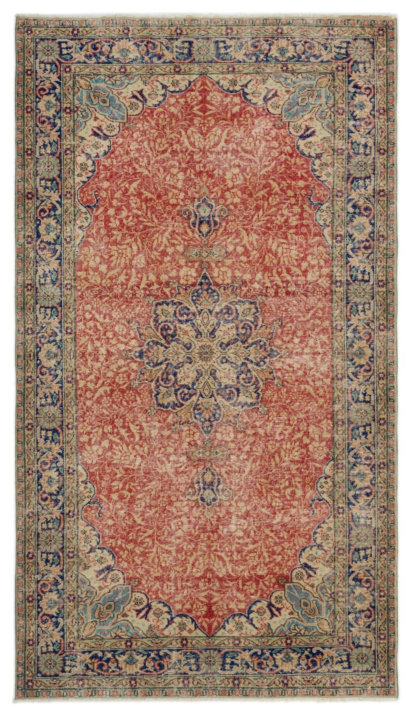 Gri Anadolu Eskitme Geometrik Yün Halı 147x254 - Özel Seri