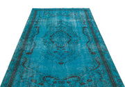 Atina Turkuaz Eskitme Yün El Dokuma Halısı 147 x 250 Apex Unique