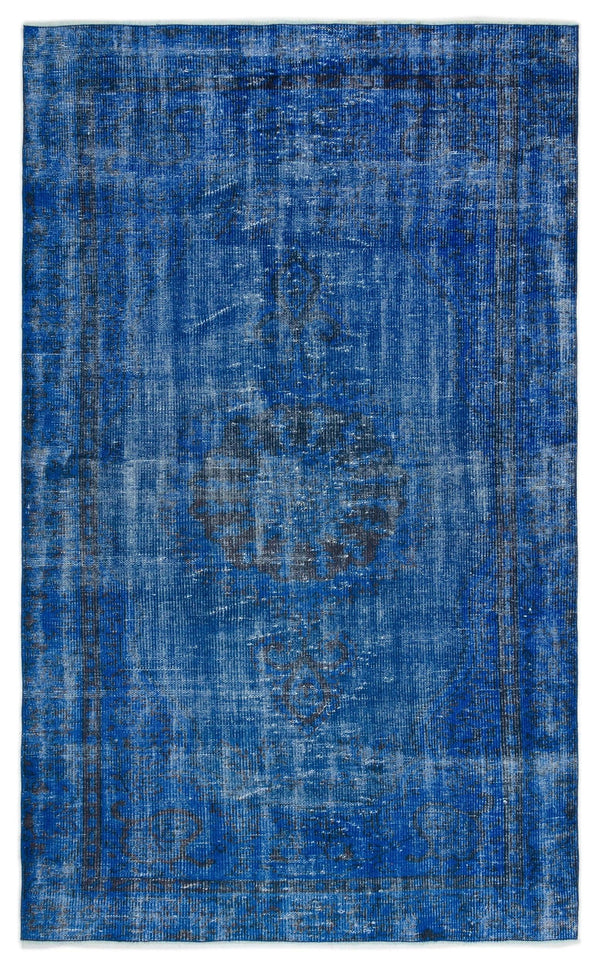 Mavi Anadolu Eskitme Yün Halı 148x241 - Özel Seri