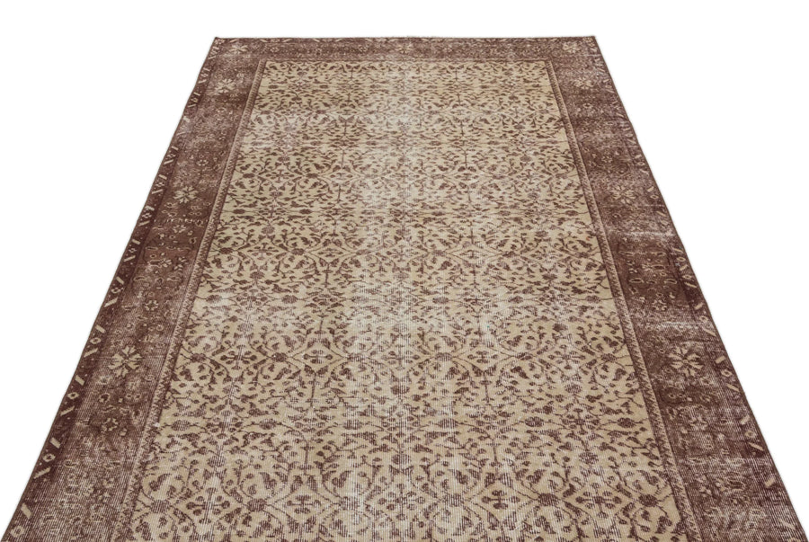Antrasit Bej Anadolu Bohem Klasik Yün Halı 143x255 - Özel Seri