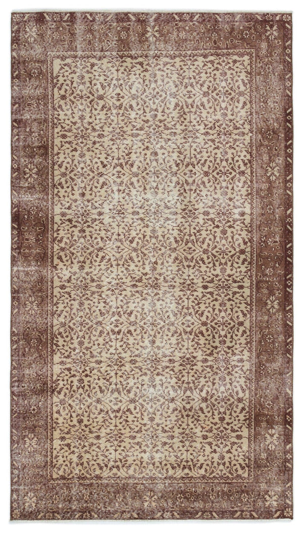 Antrasit Bej Anadolu Bohem Klasik Yün Halı 143x255 - Özel Seri