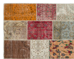 Iskece Bej Eskitme Yün El Dokuma Halısı 246 x 308 Apex Unique