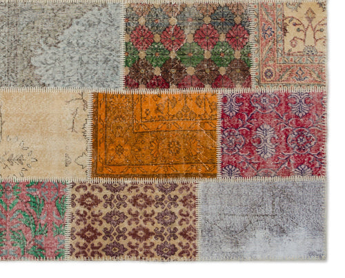 Iskece Bej Eskitme Yün El Dokuma Halısı 246 x 308 Apex Unique