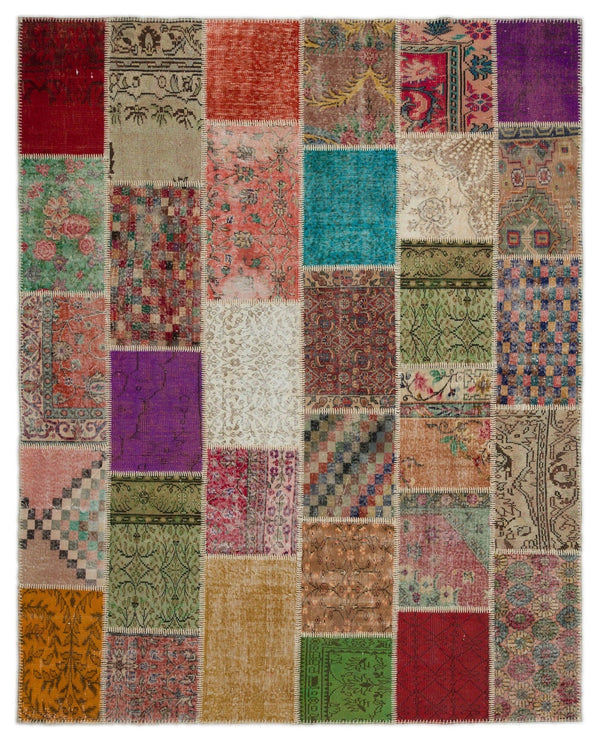Bej Anadolu Bohem Eskitme Yün Halı 246x308 - Özel Seri