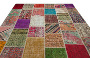 Bej Anadolu Bohem Eskitme Yün Halı 246x308 - Özel Seri