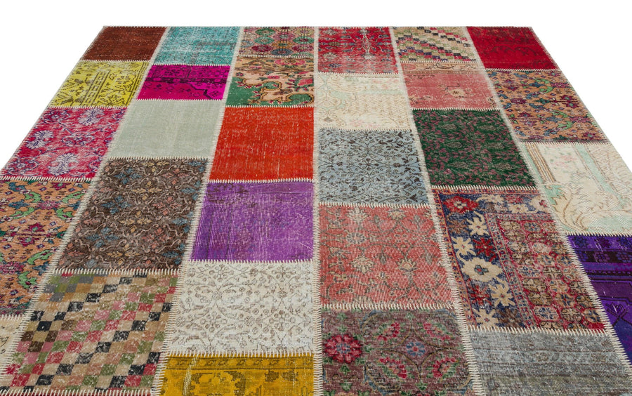 Bej Anadolu Bohem Eskitme Yün Halı 247x308 - Özel Seri