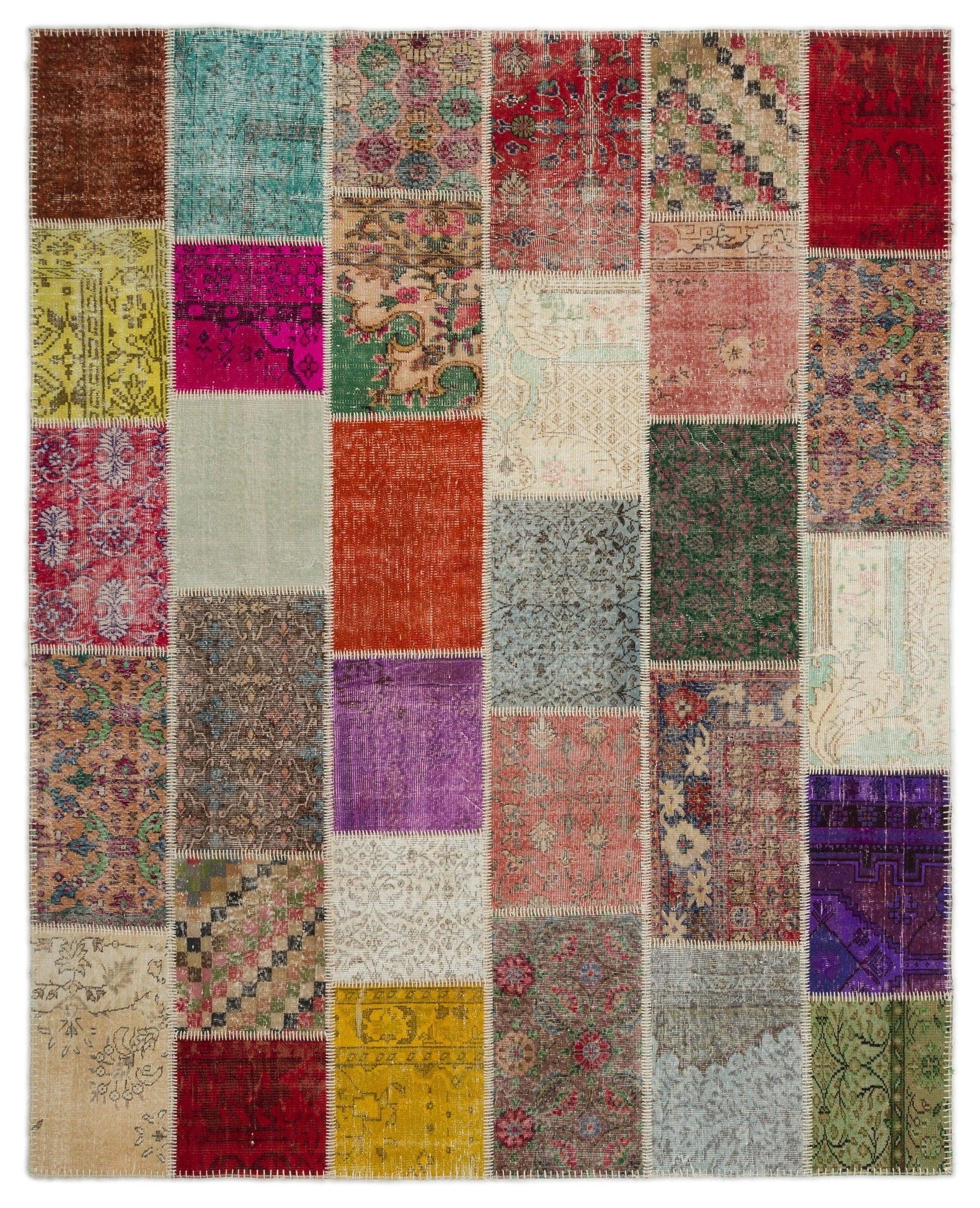 Bej Anadolu Bohem Eskitme Yün Halı 247x308 - Özel Seri