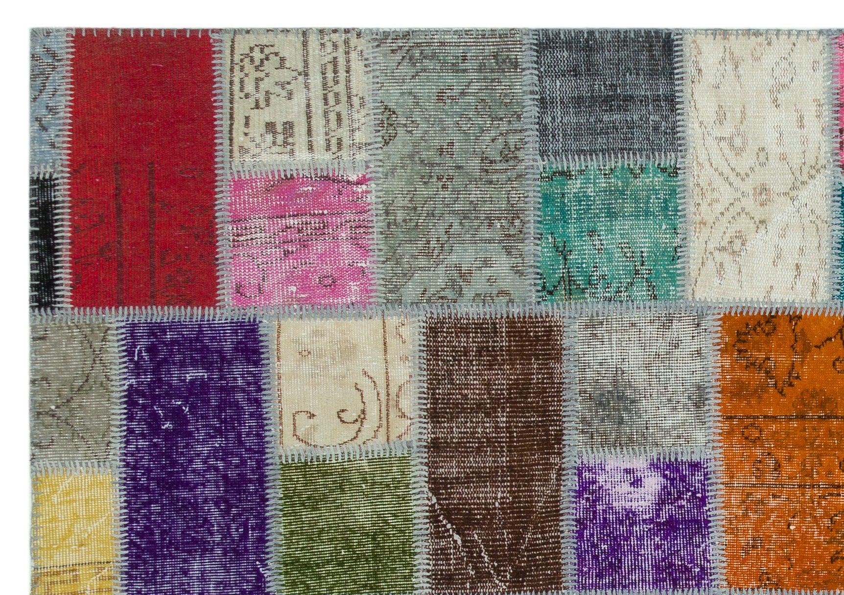 Bej Anadolu Bohem Eskitme Yün Halı 171x245 - Özel Seri