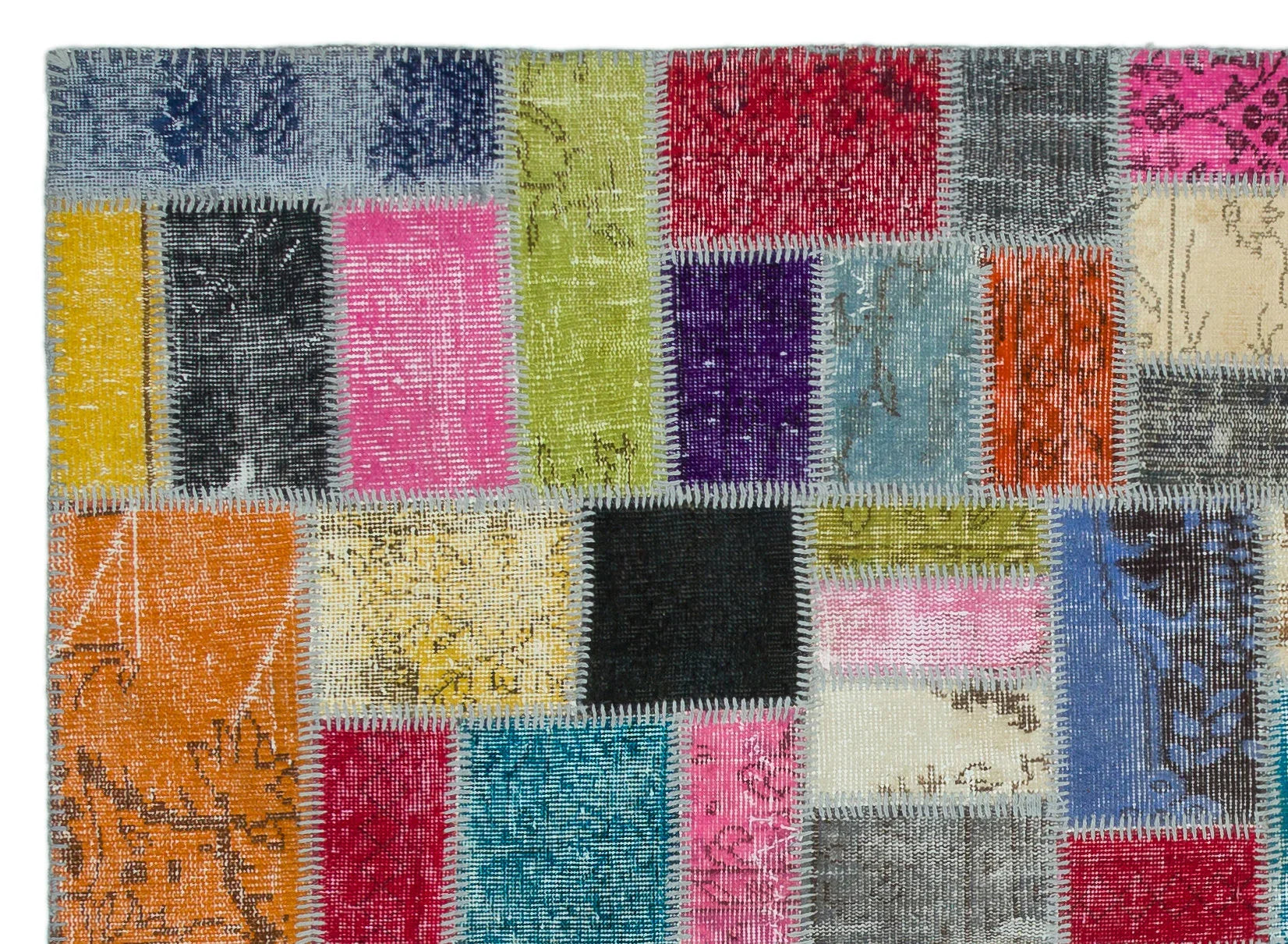Bej Anadolu Bohem Modern Yün Halı 170x236 - Özel Seri
