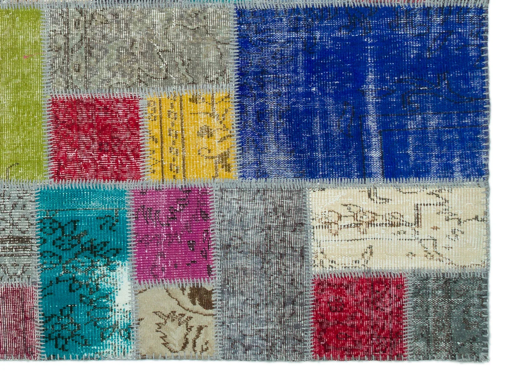 Bej Anadolu Modern Vintage Yün Halı 171x232 - Özel Seri
